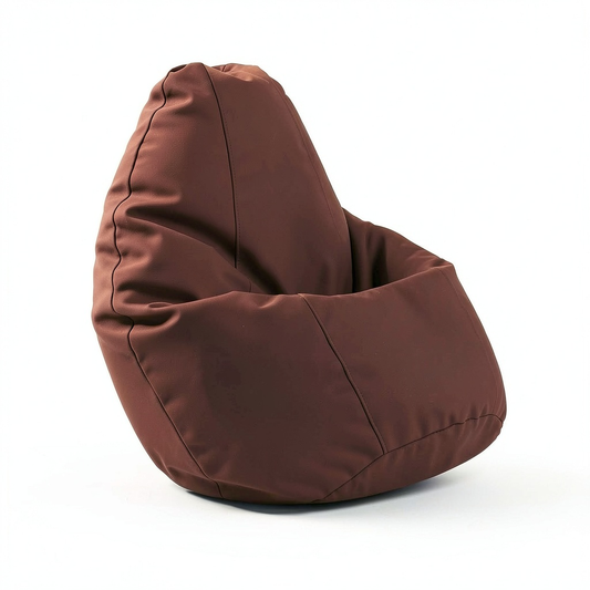 Poltrona Sacco Grande Avalon in Finta Pelle, 300 Litri, Marrone